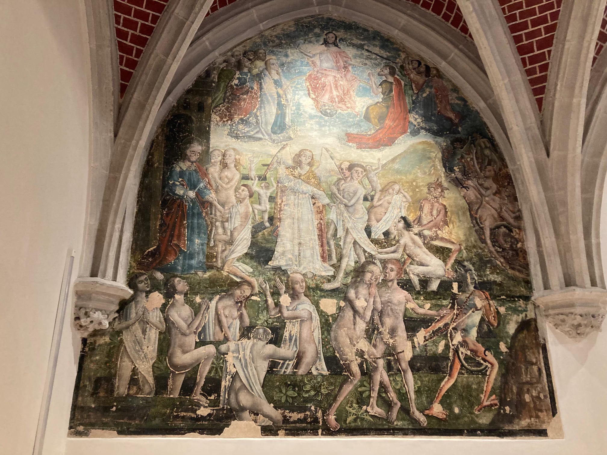 Muurschildering in Sint-Martinuskerk uitzonderlijk te bezichtigen op Erfgoeddag