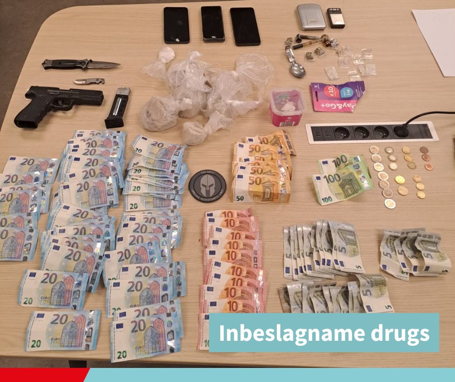 🔵 Politie Aalst treft drugs en wapens aan bij verdachte na vechtpartij