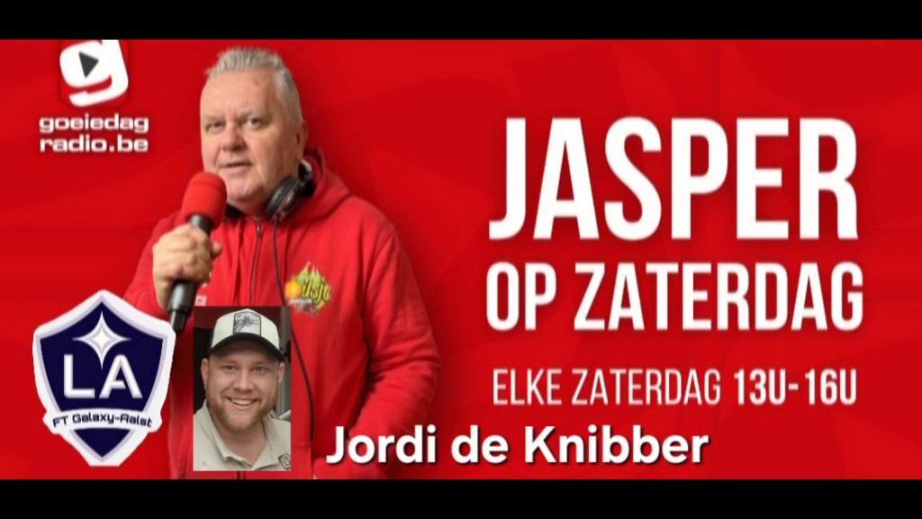 Vorige zaterdag hadden we in "Jasper op zaterdag" een babbel met sportief manager Jordi de Knibber van FT Galaxy-Aalst