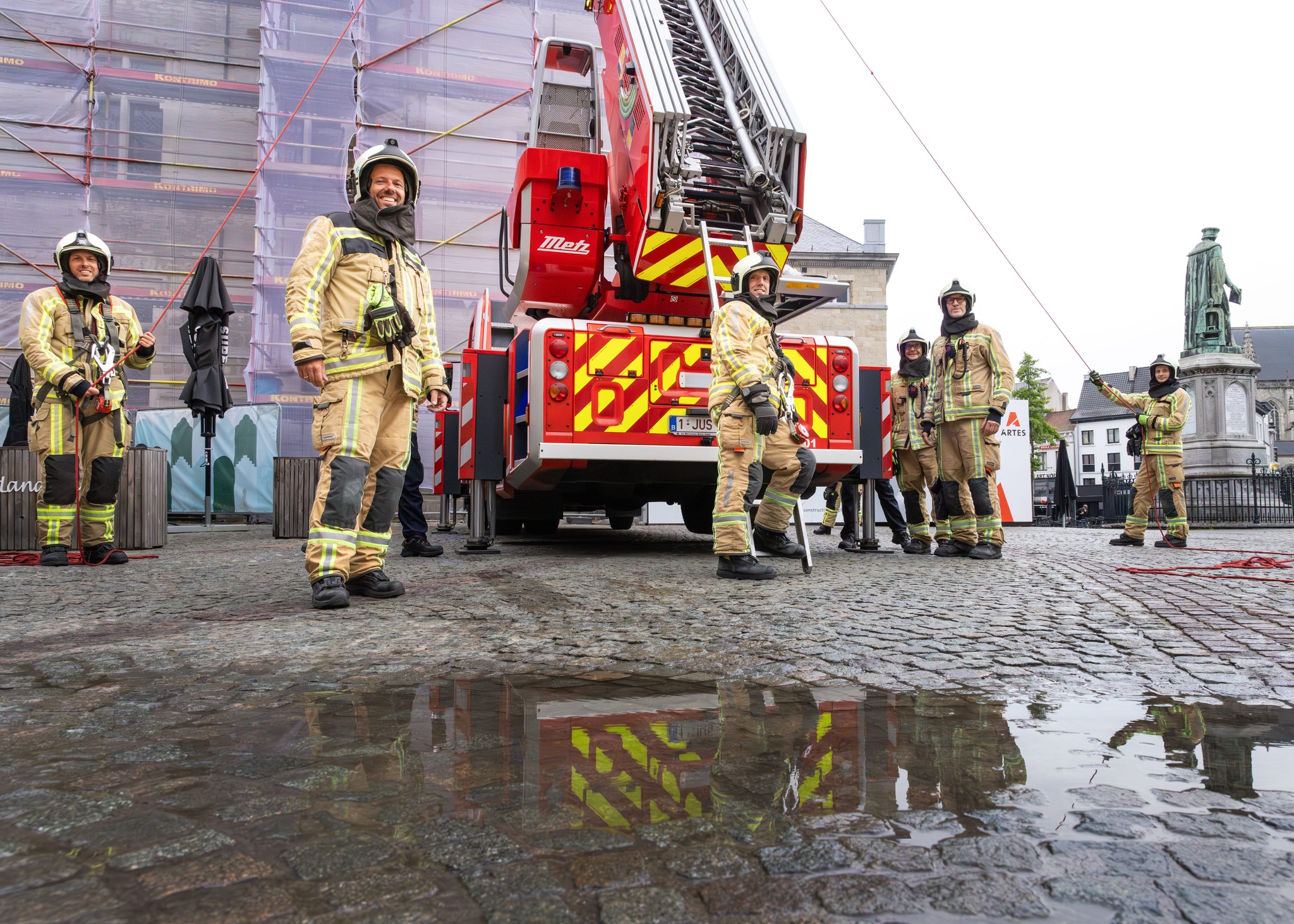 Brandweer Aalst-Moorsel viert 150 jaar met grote publieksdag op Werfplein