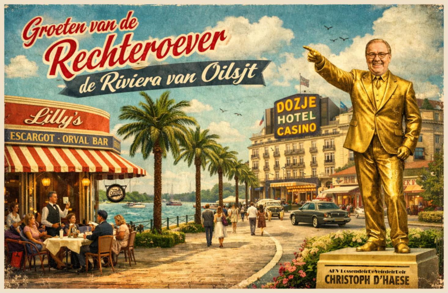🎭 “Rechteroever, d’Oilsjterse Riviera” 🌴🍾