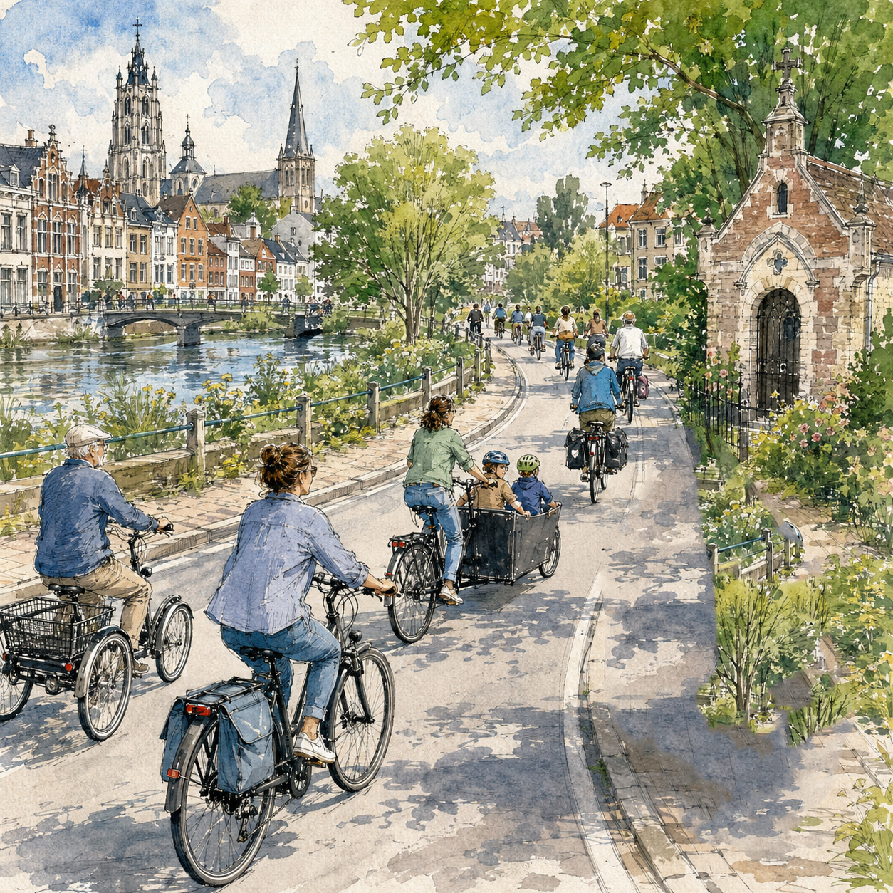 Fietsersbond organiseert fietstocht langs Aalsterse deelgemeenten