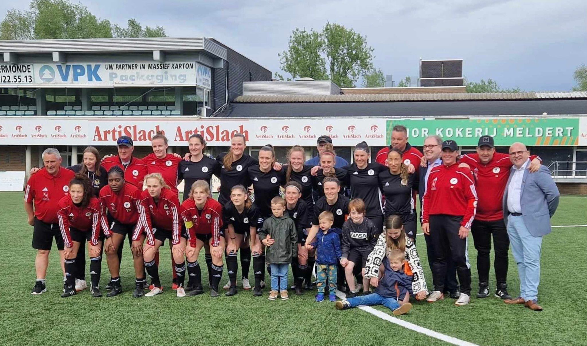 De dames van Eendracht Aalst behaalden een 5-1 overwinning tegen Club Brugge.
