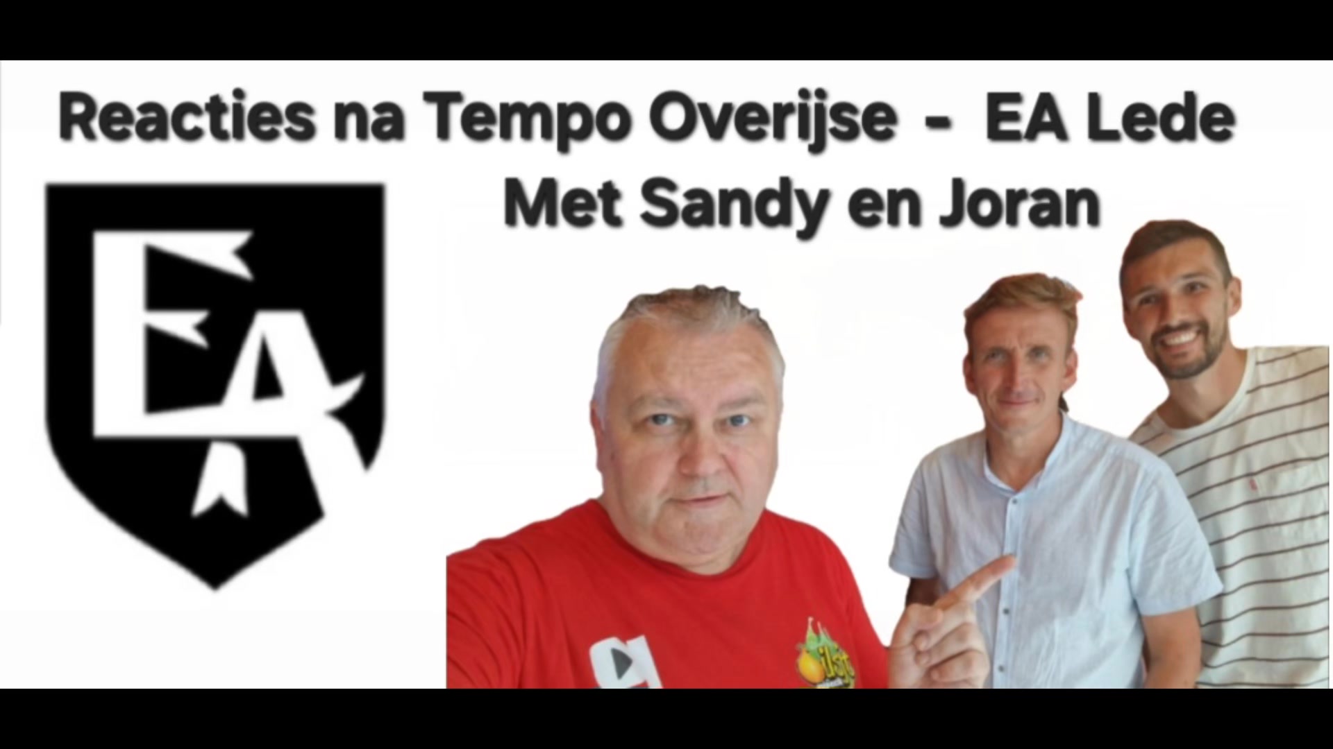 Reacties na 1-2 zege op Tempo Overijse met coach Sandy Casieris en maker van de winnende treffer, Joran Triest Eendracht Aalst Lede