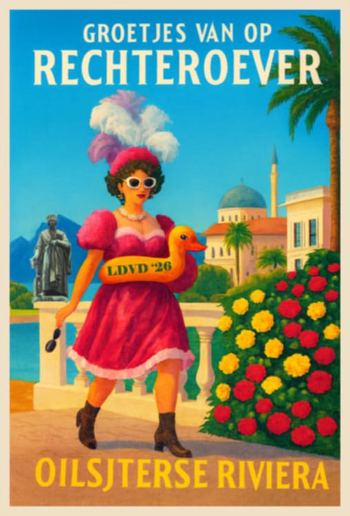 🎭 “Rechteroever, d’Oilsjterse Riviera” 🌴🍾
