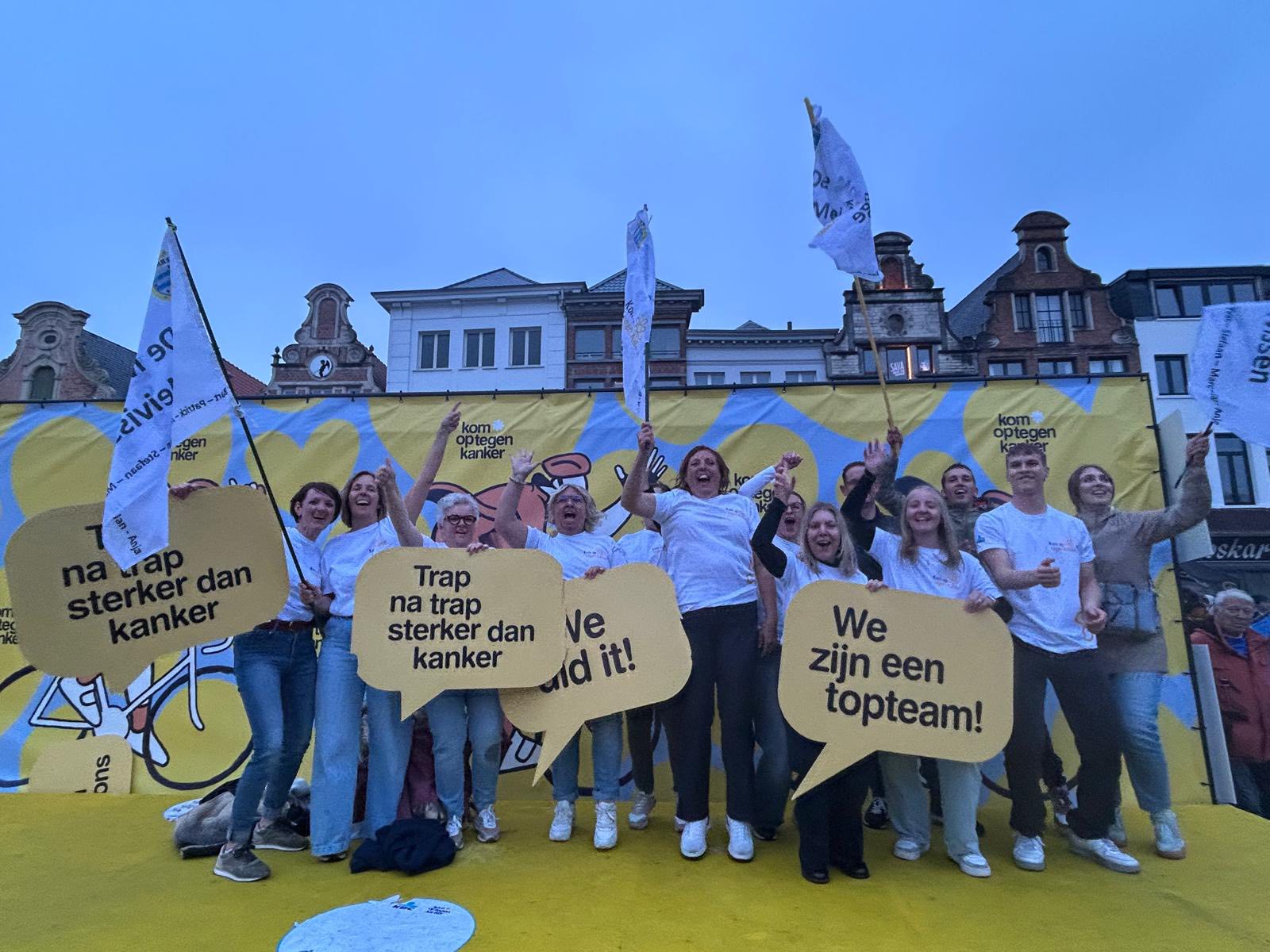 🚴‍♂️💛 De Moedige Meivissen fietsen 1000 km voor Kom op tegen Kanker 💛🚴‍♀️