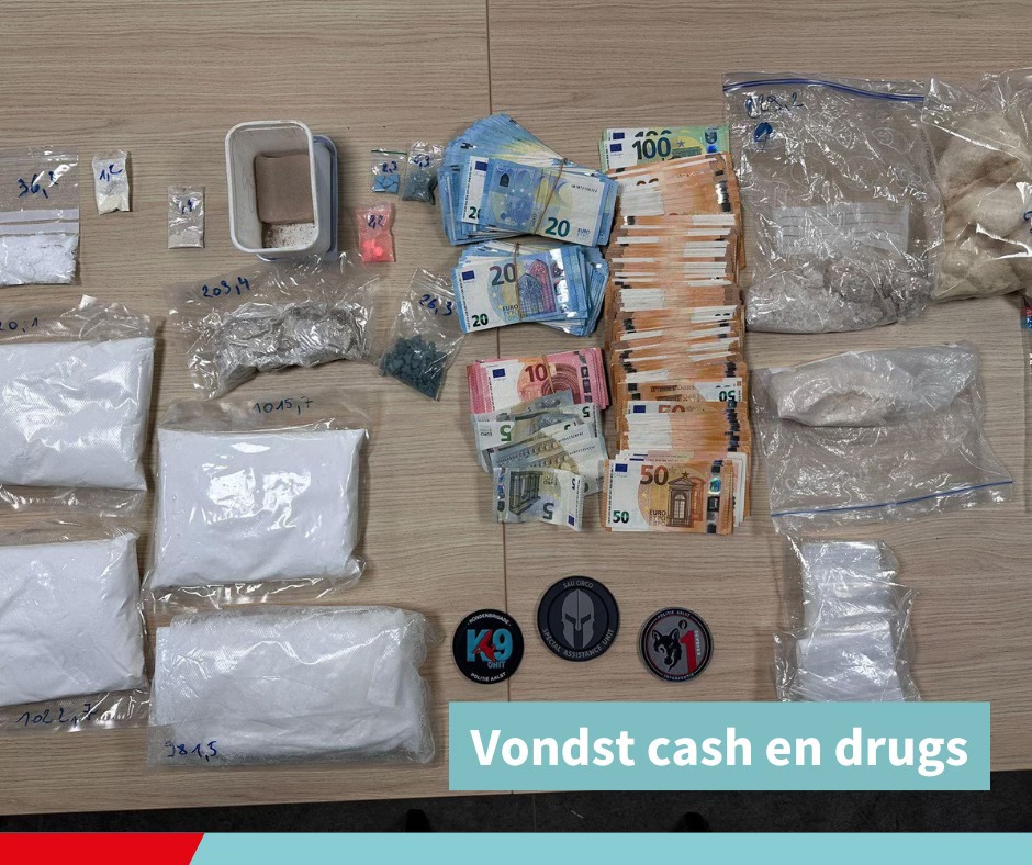 🚓 Grote drugsvangst bij huiszoeking in Aalst