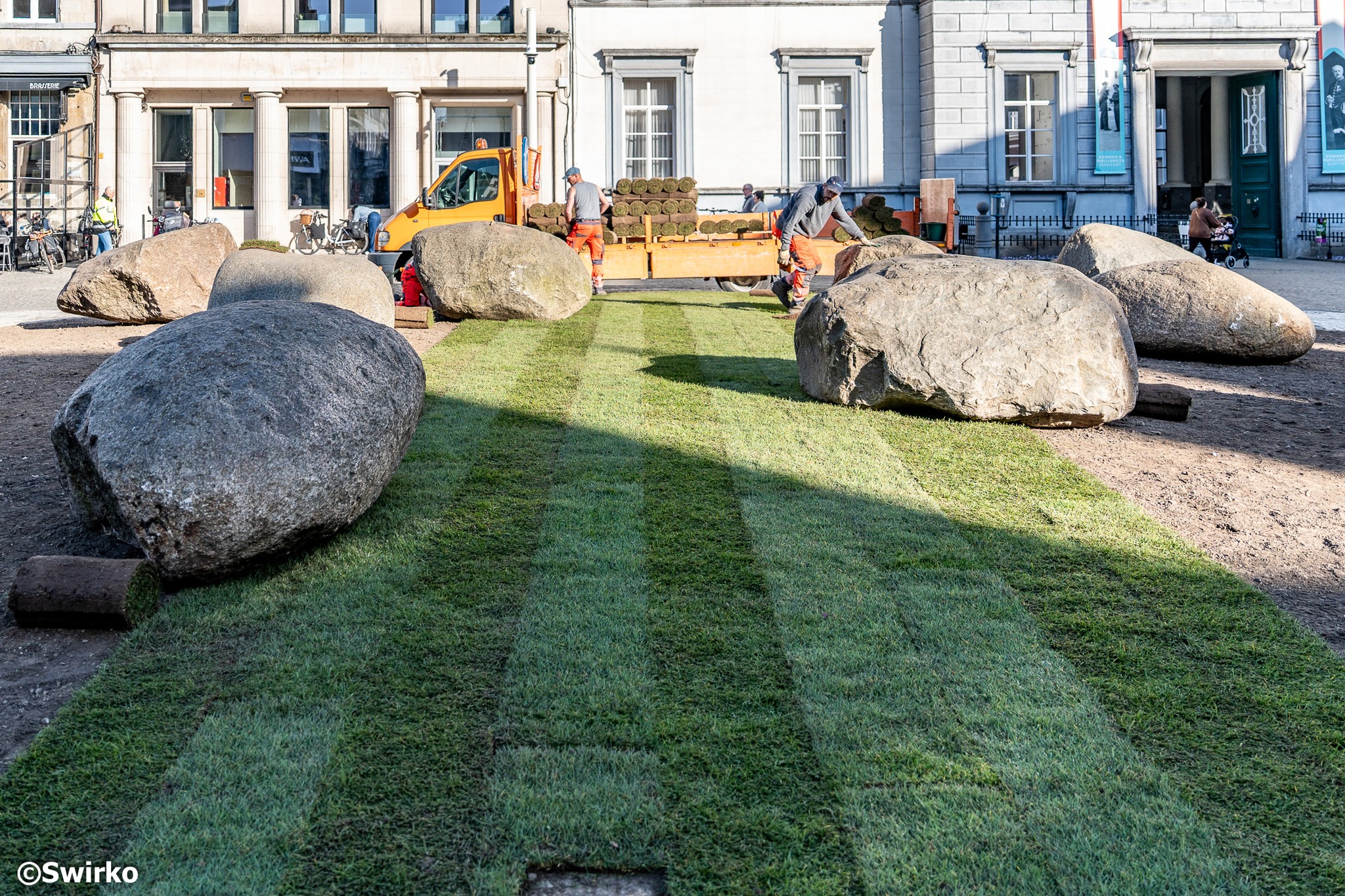 Groen en steen voor de Grote Markt in Aalst 🌿