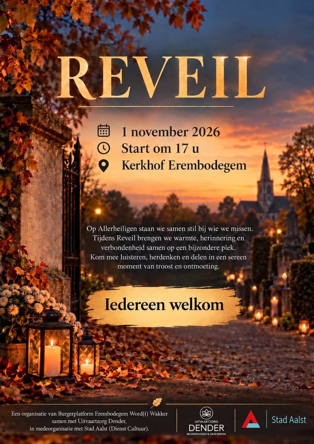 Reveil brengt mensen samen op kerkhof van Erembodegem