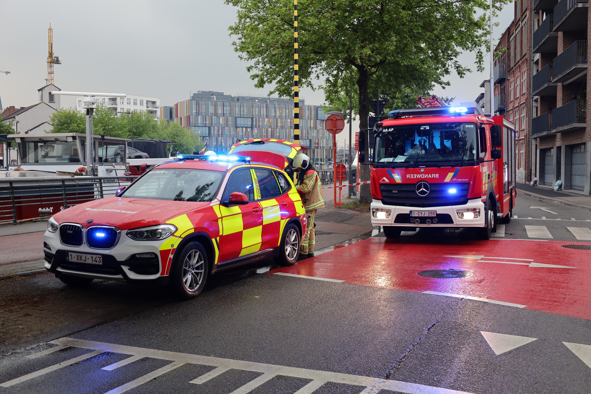 🚒 Grootschalige brandweeroefening bij Hulpverleningszone