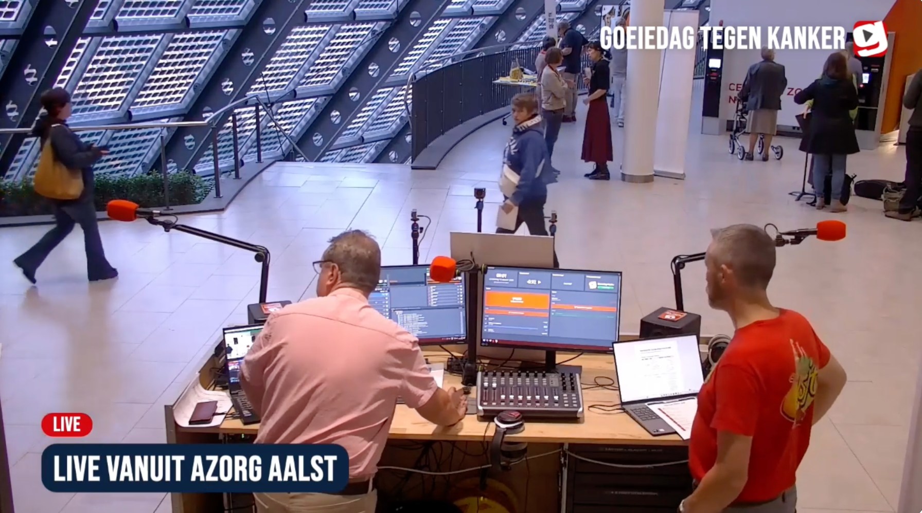 Goeiedag Radio vandaag live vanuit AZORG voor Dag tegen Kanker