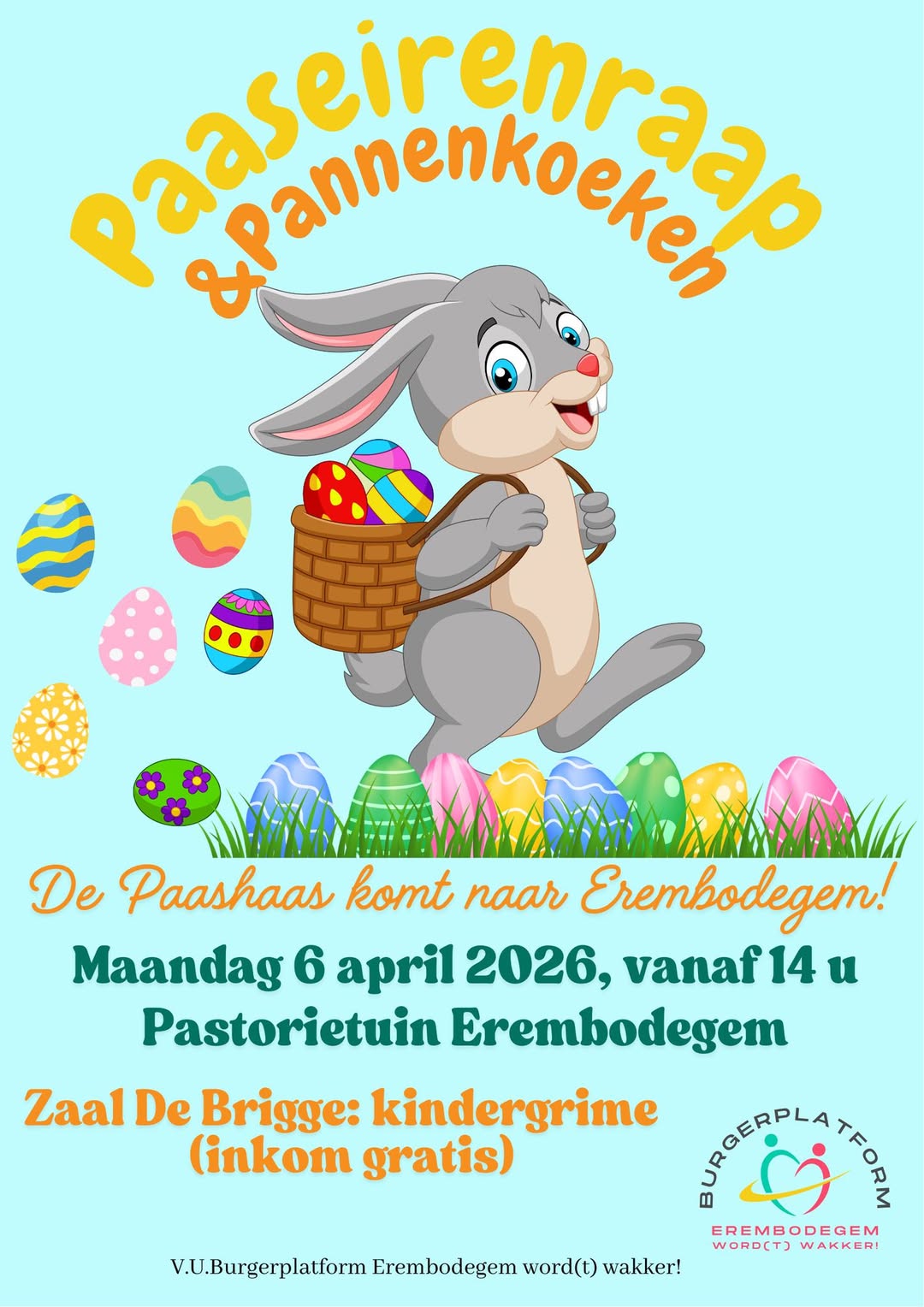 🐰🥚 Groot nieuws voor alle kinderen van Erembodegem!