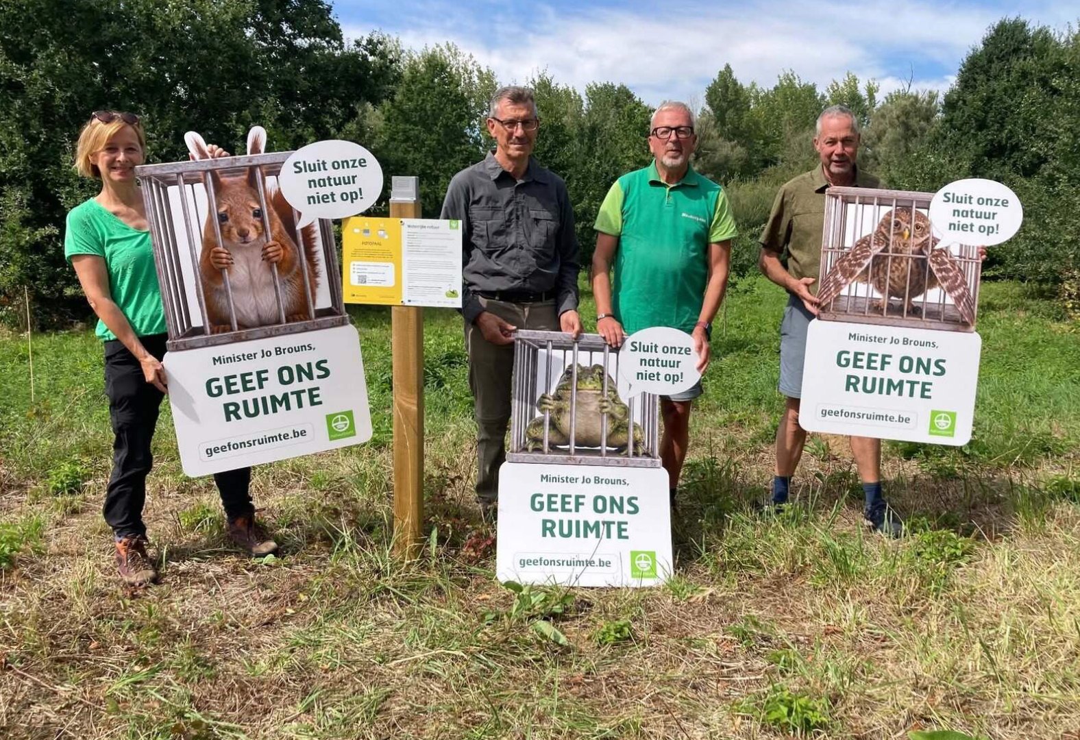 Natuurpunt Aalst aan minister Jo Brouns (CD&V): "Sluit onze natuur niet op"
