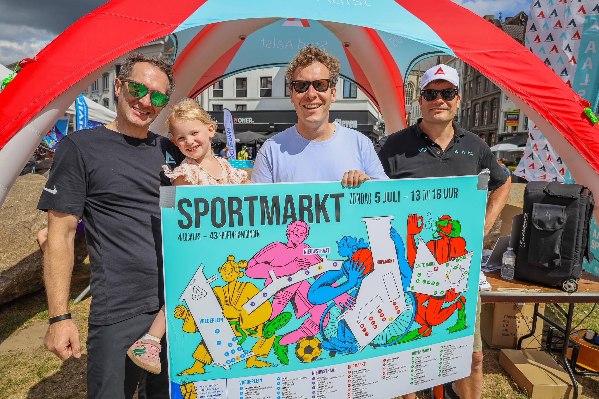 🏆 Recordeditie van Sportmarkt lokt massa volk naar Aalst