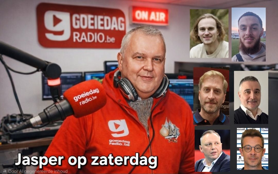 Straks is er een nieuwe "Jasper op zaterdag" op Goeiedag Radio tussen 13u en 16u
