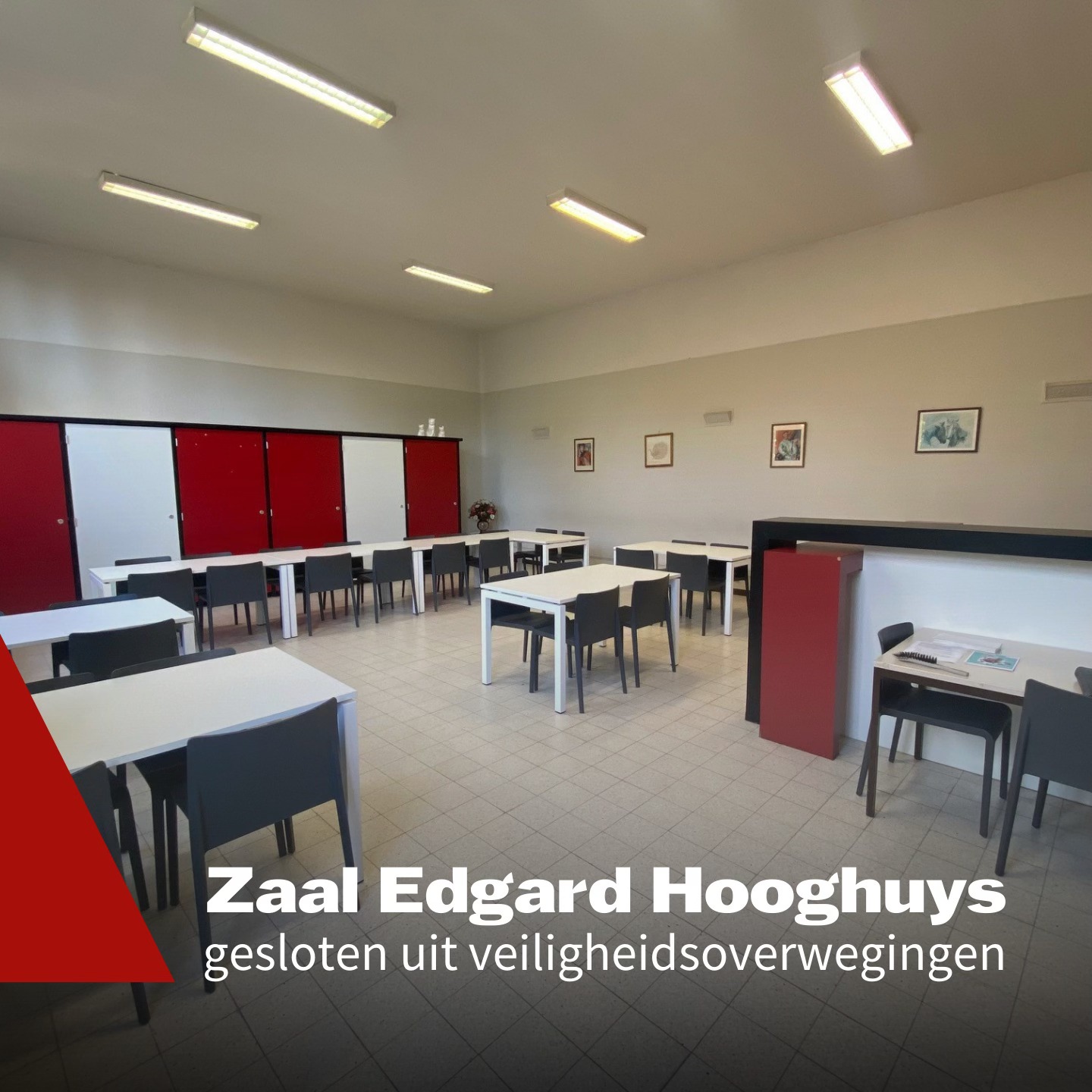 🚧 Stad Aalst sluit stadsgebouw Edgard Hooghuys in Nieuwerkerken