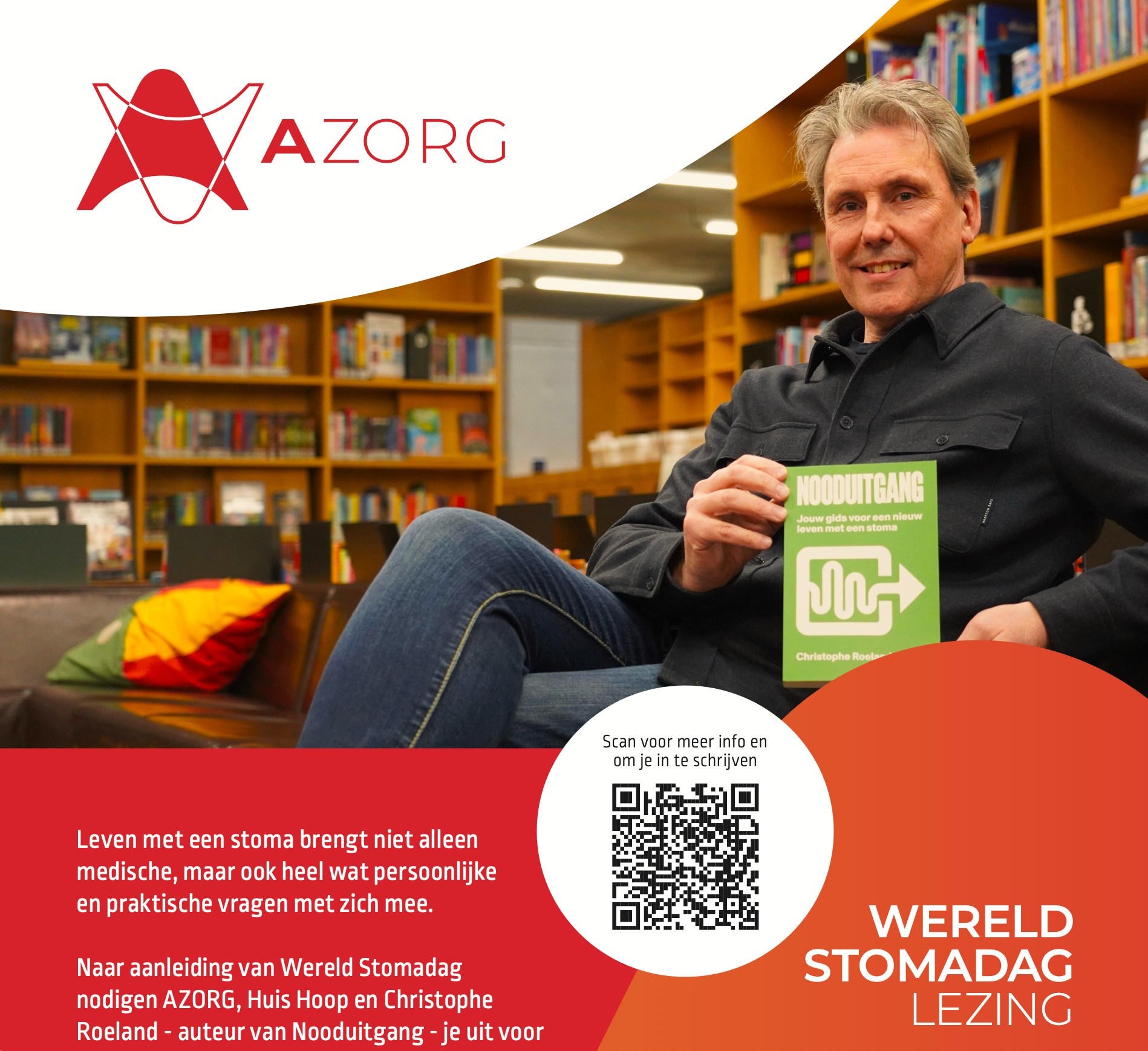 Aalst geeft stoma een gezicht: Christophe Roeland wordt ‘Stoma-ambassadeur 2026’