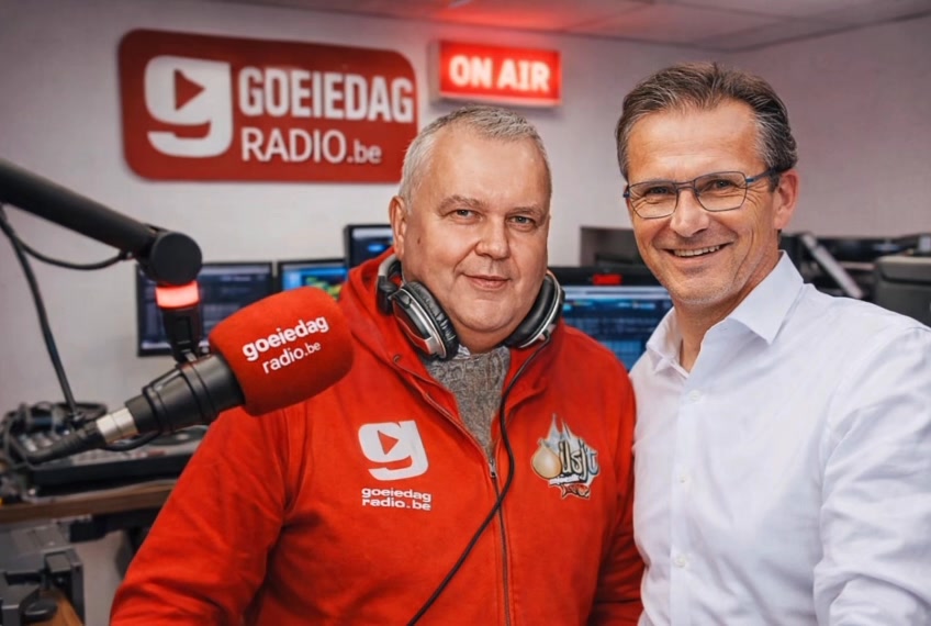 Interview met co-voorzitter Guy Valckenier (Eendracht Aalst Lede) op Goeiedag Radio in "Jasper op zaterdag" over de carnavalsmatch, de nieuwe verlichting, de jeugdwerking ...