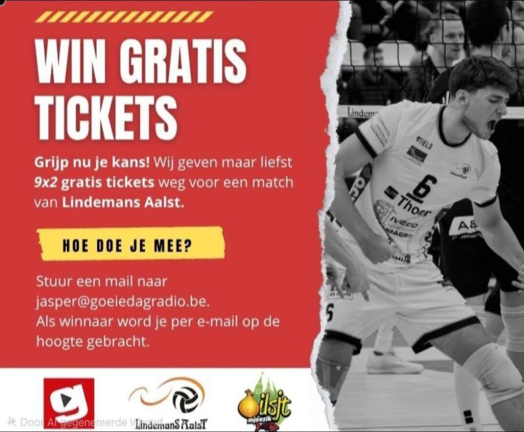 🏐 Gratis naar topvolleybal in Aalst?