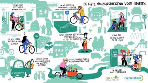 De Fietsersbond Aalst spoort de Stad Aalst aan tot verdere actie voor een veiligere fietsomgeving