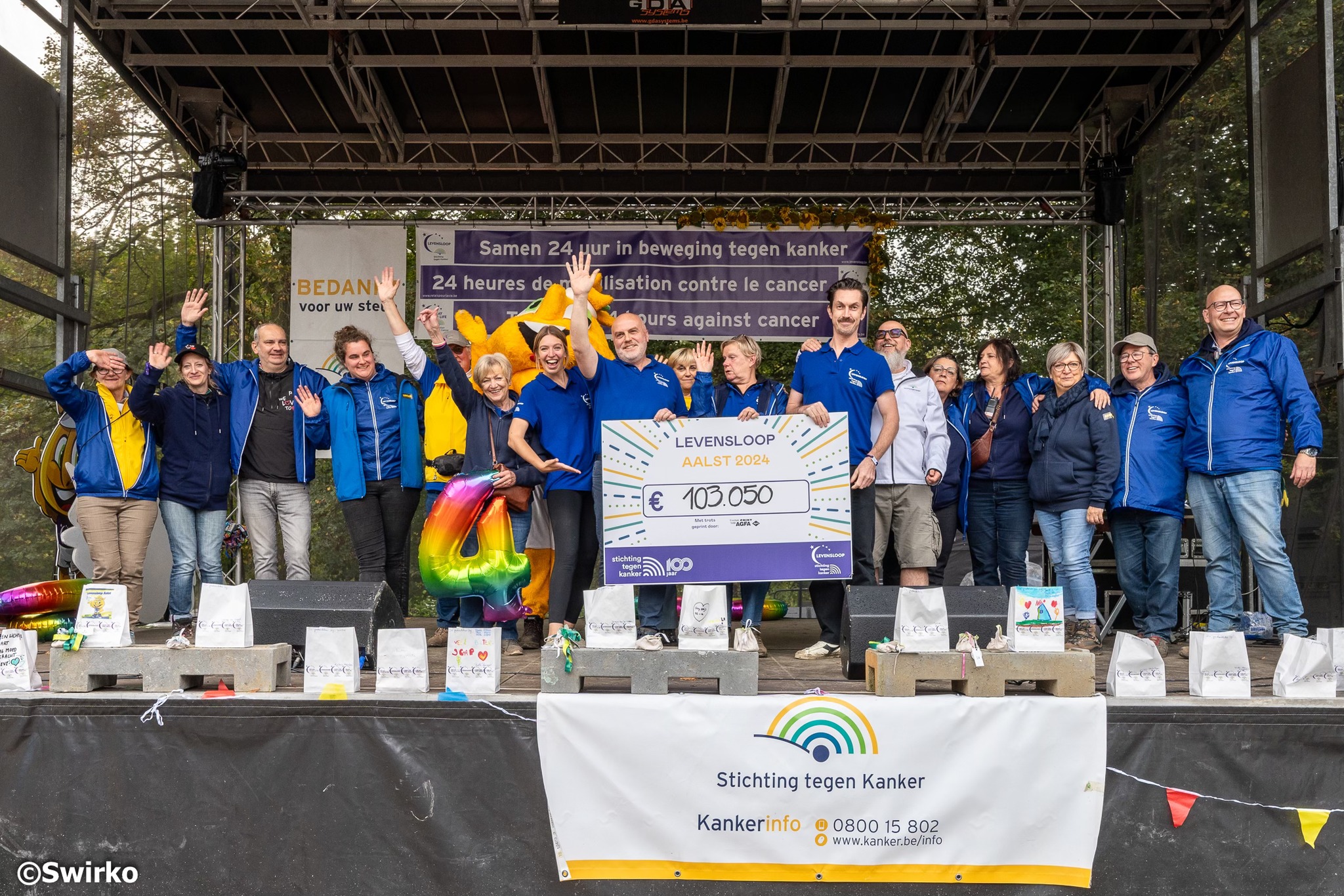 € 103.050 Het voorlopige eindbedrag van deze editie van Levensloop is bekend!