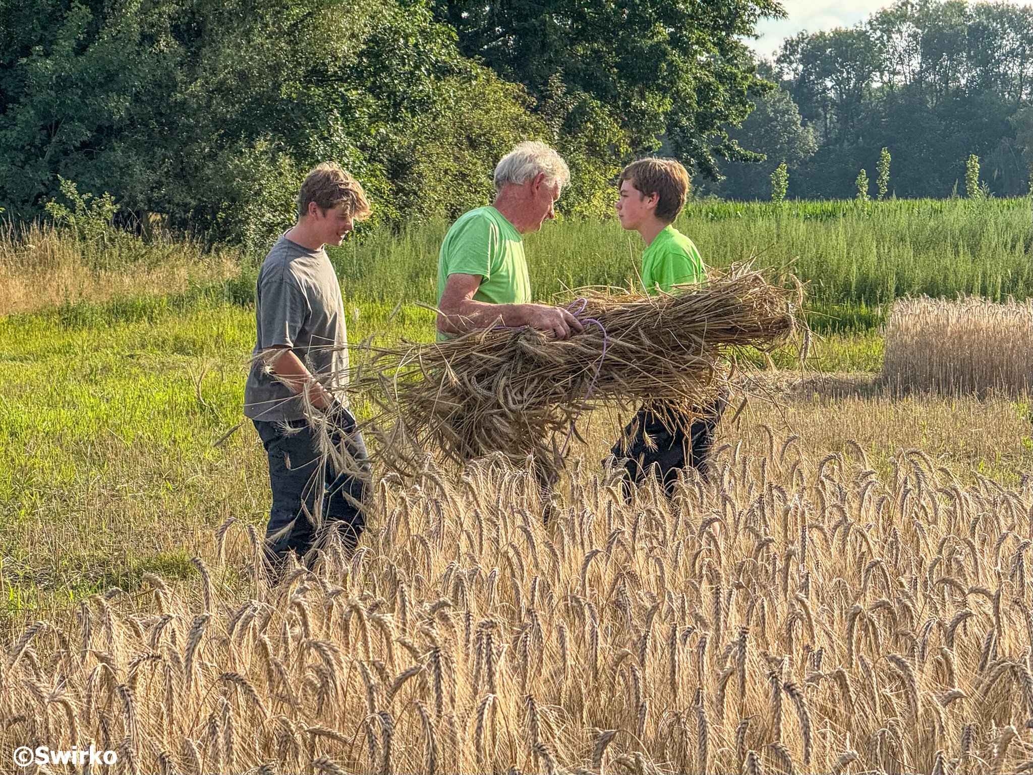 🎉 Op de weide zijn ze al volop in de weer om alles piekfijn in orde te brengen voor het Pikkelingweekend! 💪🌾