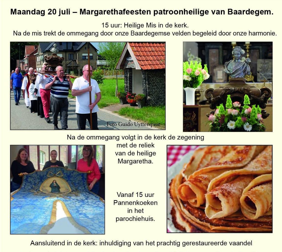 🔔 Baardegem maakt zich op voor de Margarethafeesten op 20 juli