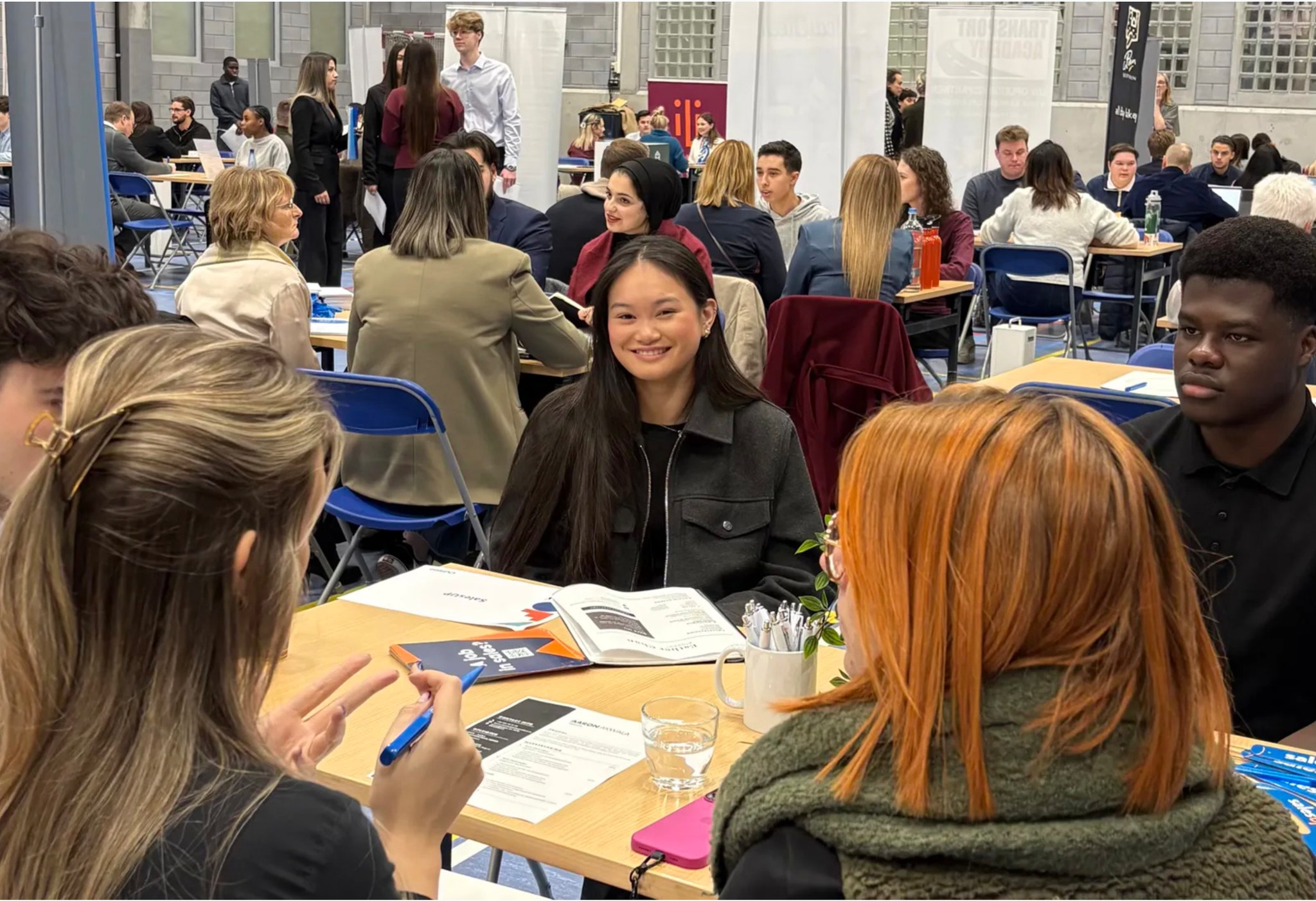 Odisee Aalst brengt studenten en bedrijven samen tijdens inspirerend matchmaking event.