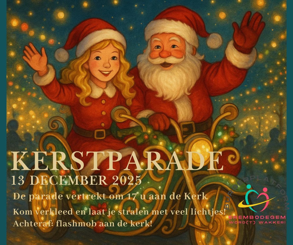 ✨ Kerstparade doet Erembodegem opnieuw stralen 🎄