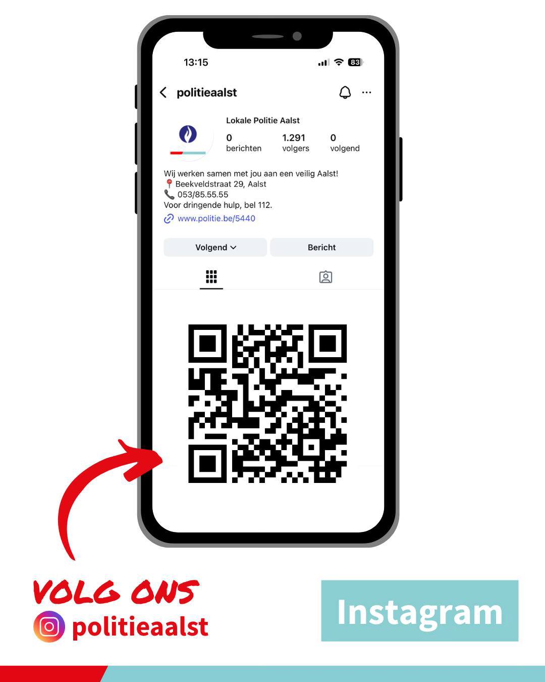 Politie Aalst is vanaf nu actief op Instagram!