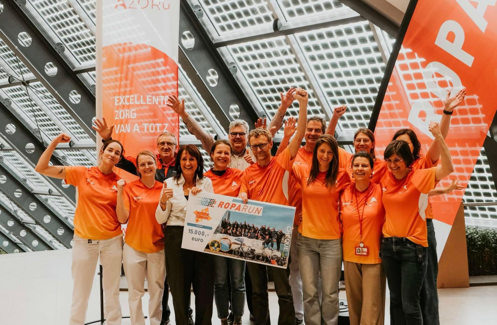 Team #94 AZORG haalt €15.000 op voor de Roparun! 🏃‍♂️💪