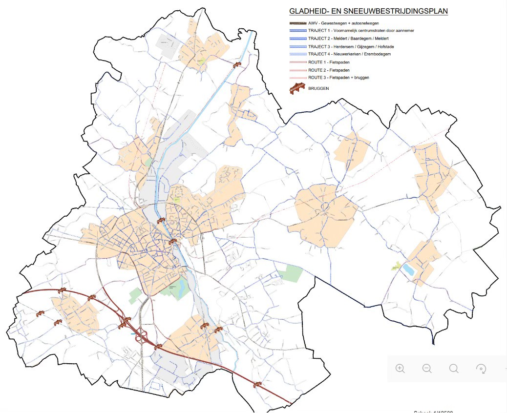 Winterdienst Aalst al vijf dagen onafgebroken in actie ❄️🚜
