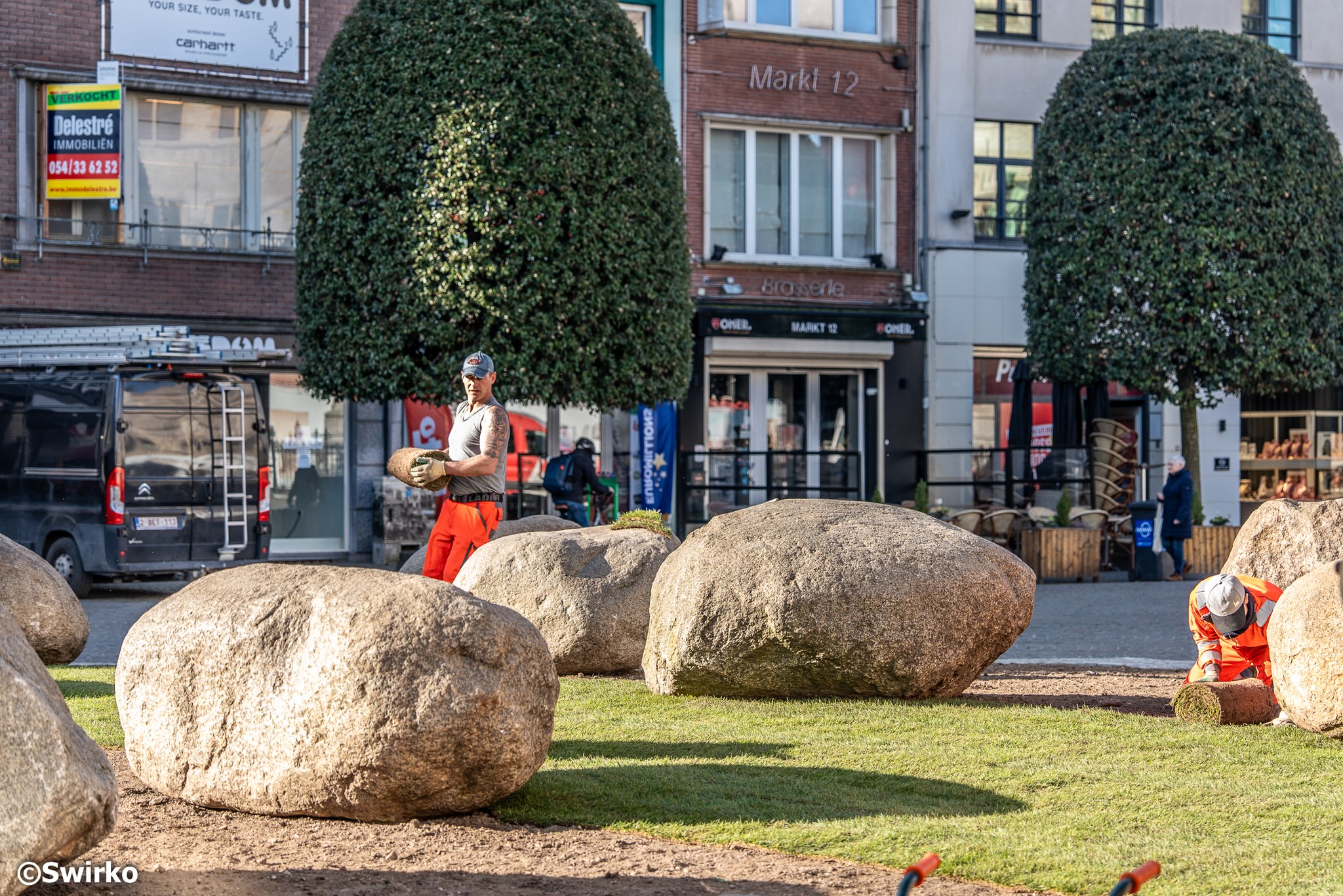 Groen en steen voor de Grote Markt in Aalst 🌿