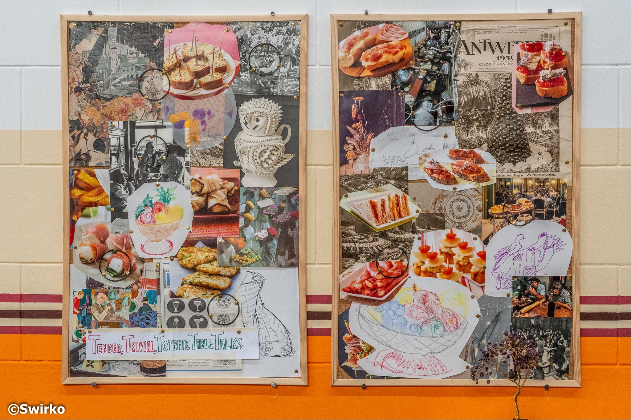 Kunstoevers 🍽️ TEDERE, TRIVIALE, TOTEMISTISCHE, TETTERTAFELS
