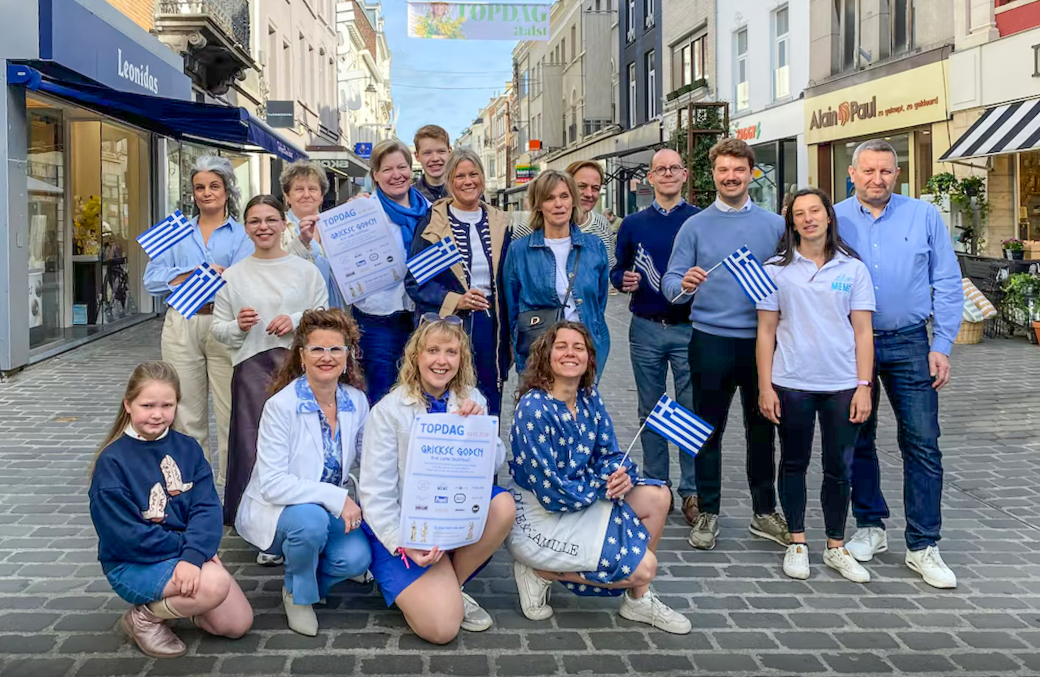 🏛️✨ Mythologie verovert de Lange Zoutstraat in Aalst ✨🏛️