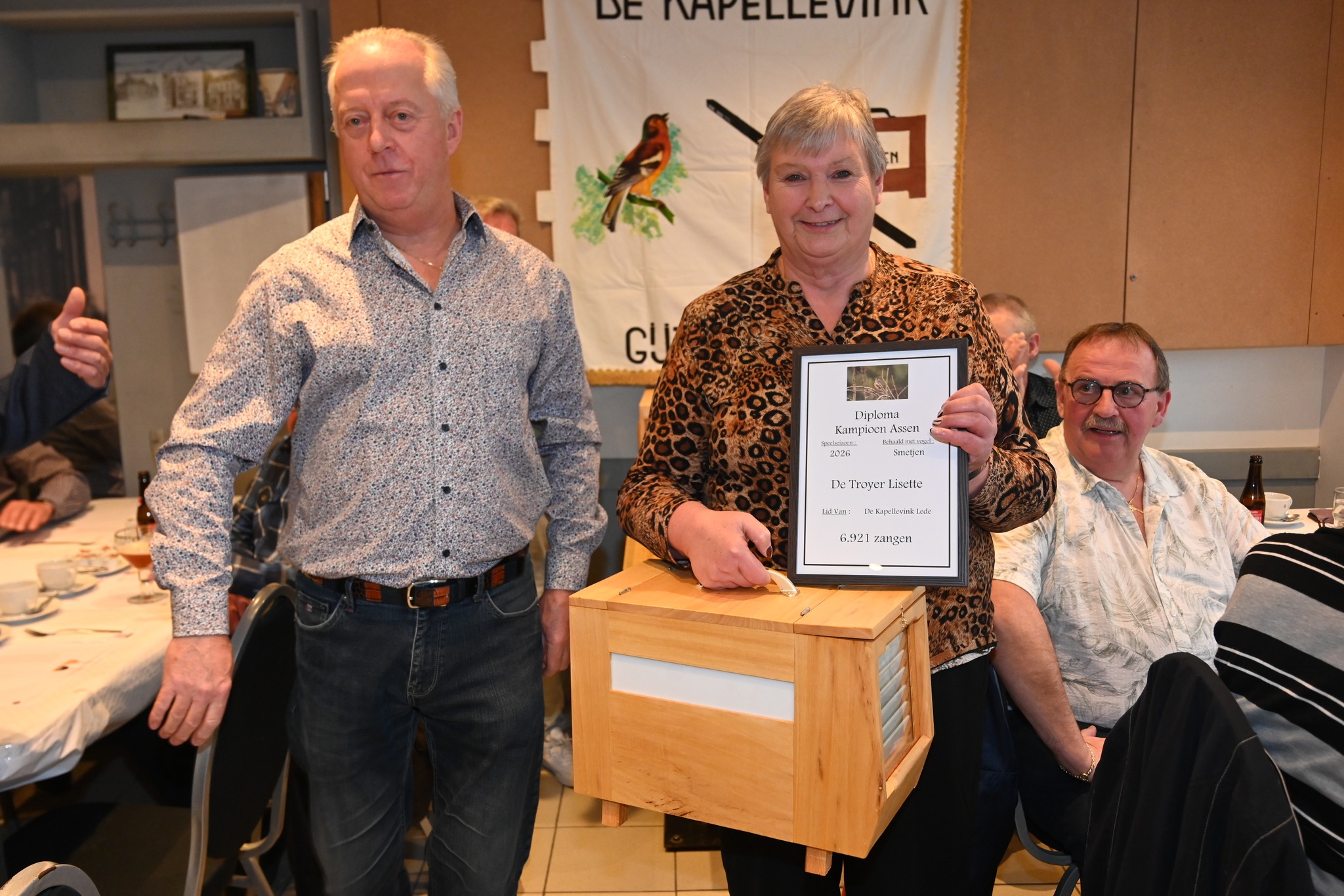 De Kapellevink uit Gijzegem huldigt kampioenen van speelseizoen 2026
