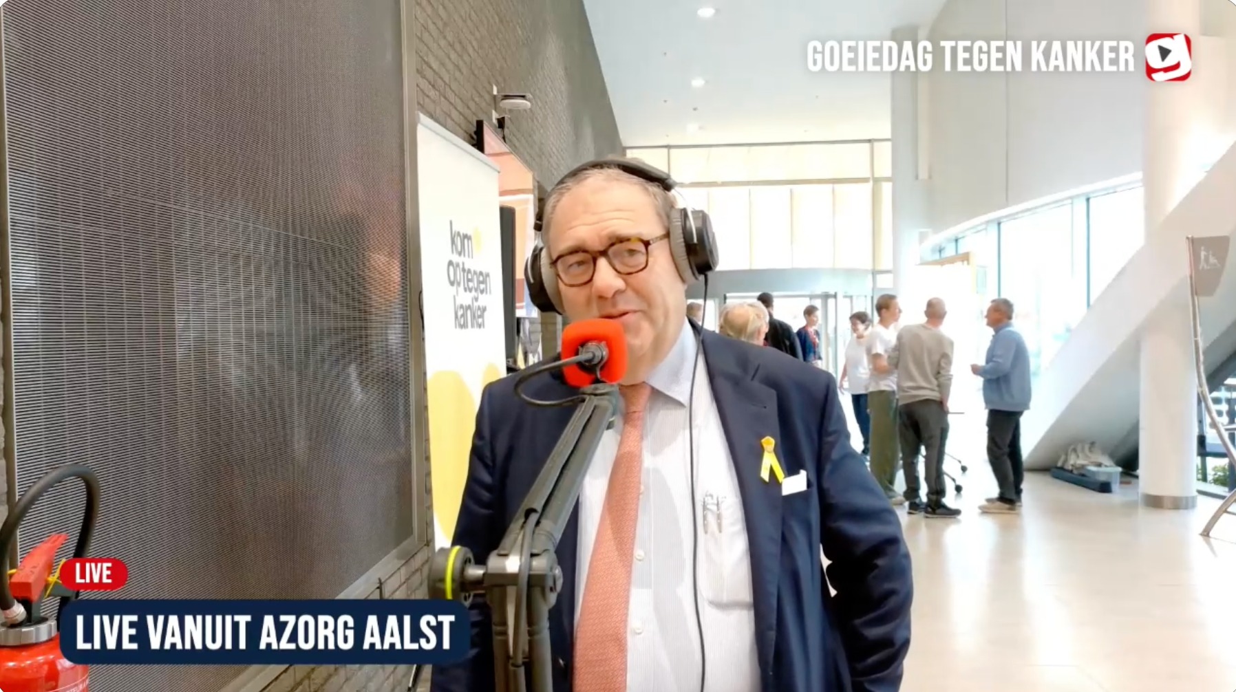 Goeiedag Radio vandaag live vanuit AZORG voor Dag tegen Kanker