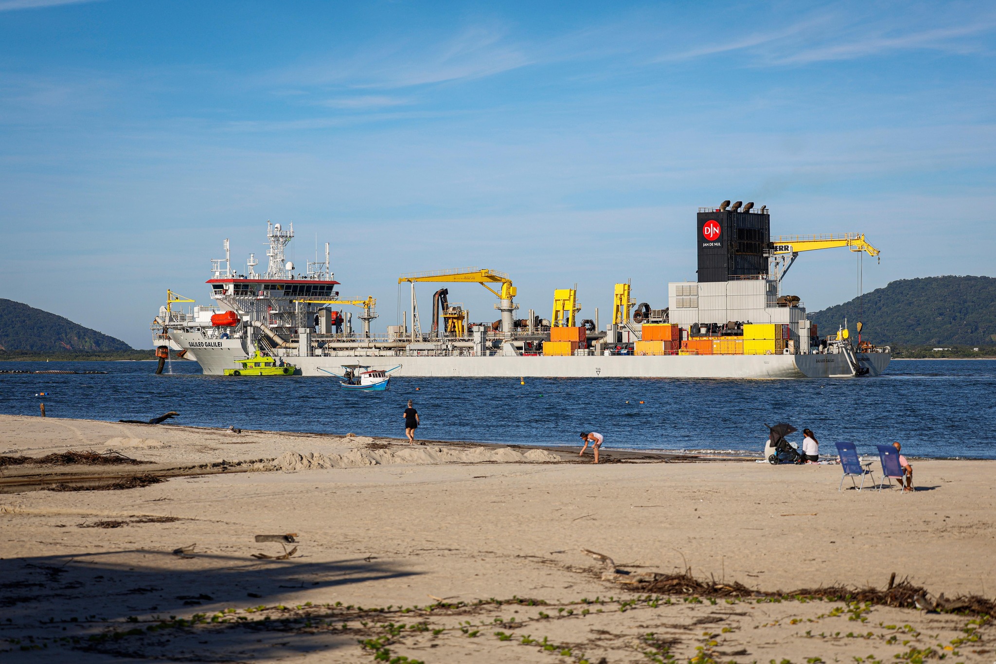 Jan De Nul legt 9 kilometer nieuw strand aan in Brazilië