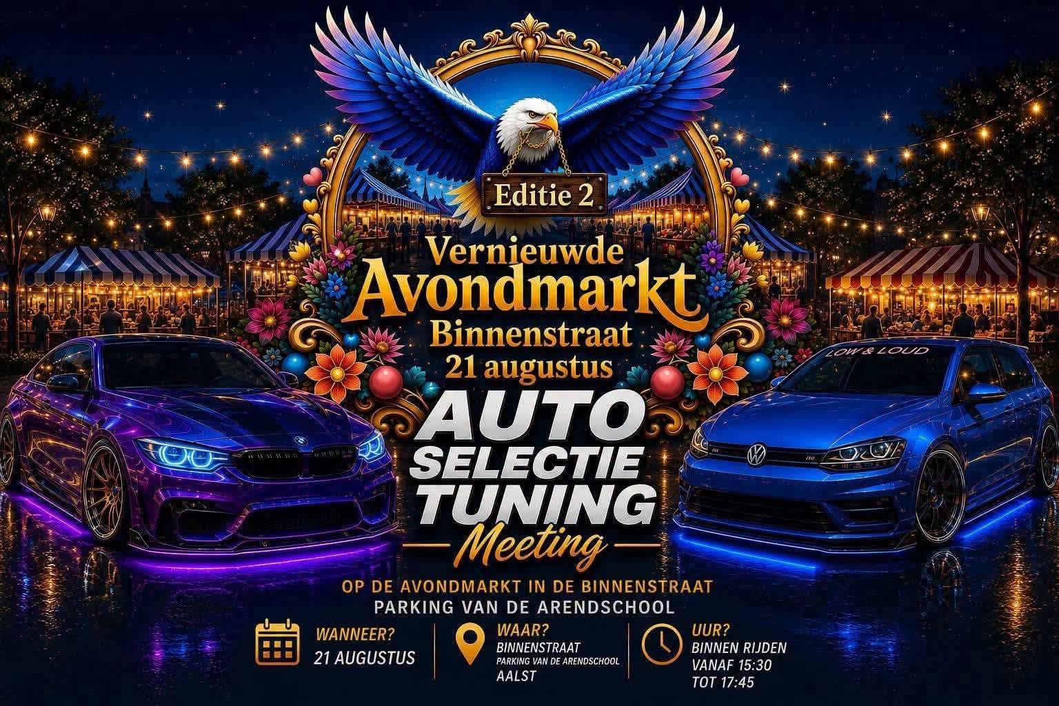 Tweede editie vernieuwde avondmarkt zet De Arend in feeststemming