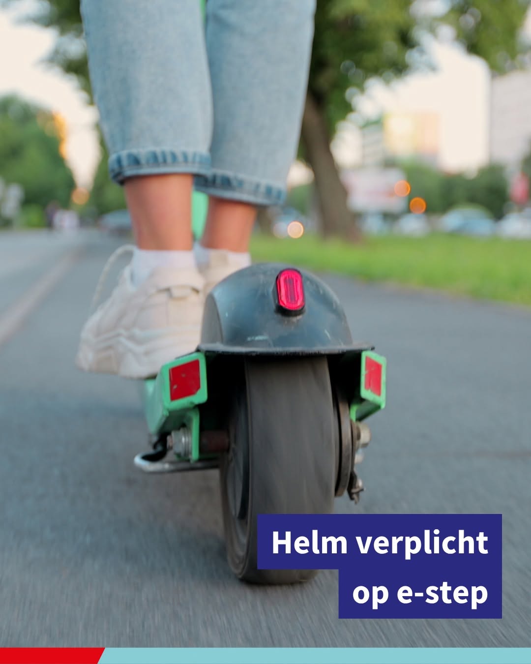 Met je e-step naar school? Helm verplicht vanaf morgen