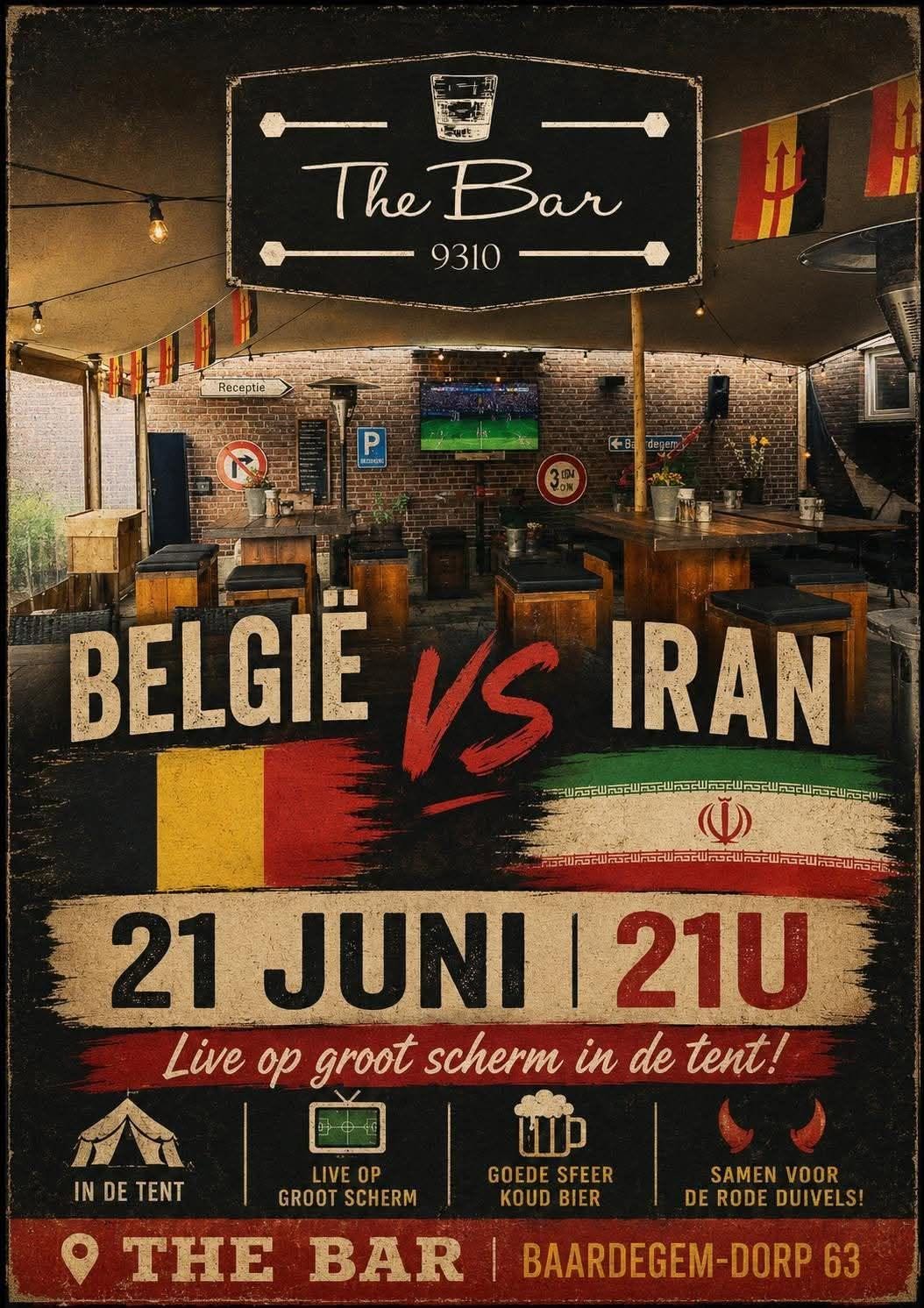 ⚽🇧🇪 Vanavond supporteren we samen onze Rode Duivels! 🇧🇪⚽
