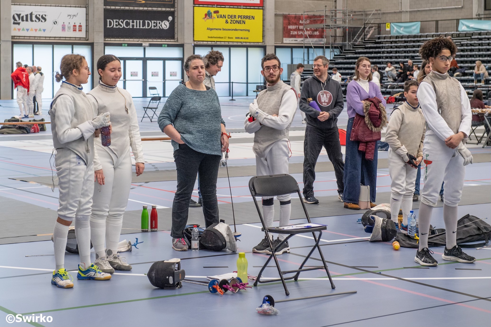 Scherma Aalst organiseerde zondag haar eerste succesvol tornooi in olympisch schermen voor de Vlaamse Schermbond VSB.
