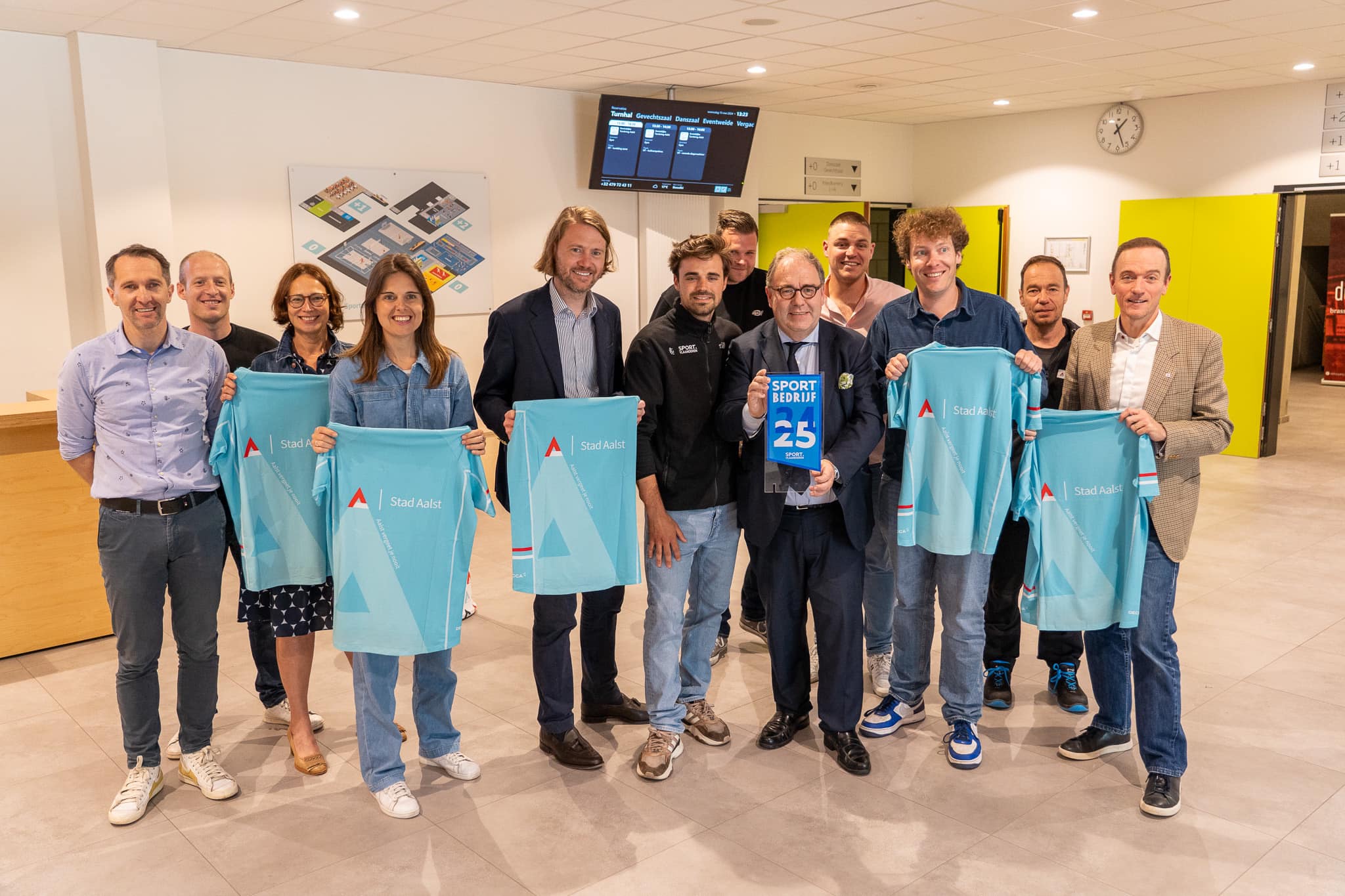 Stad Aalst behaalt label Sportbedrijf: “Dankzij sport op het werk, fietslease en olympische stadsspelen”