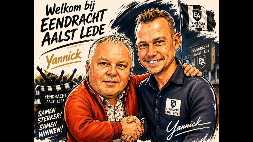 Gisteren stelde Eendracht Aalst Lede zijn nieuwe Algemeen Manager voor tijdens een persmoment.