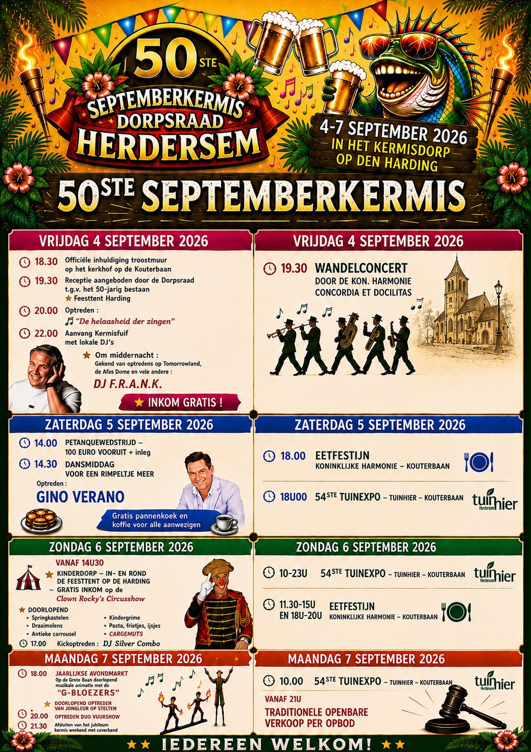 Dorpsraad Herdersem viert 50 jaar verbondenheid