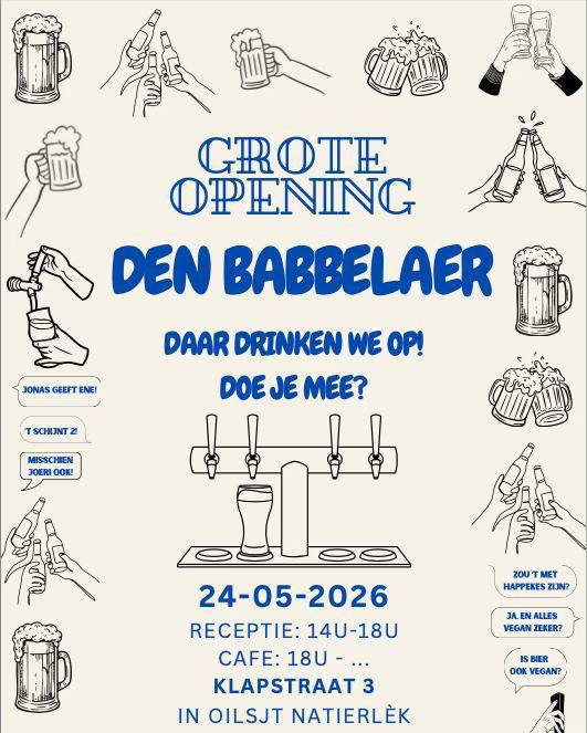 🎉 Grote Opening: Den Babbelaar!
