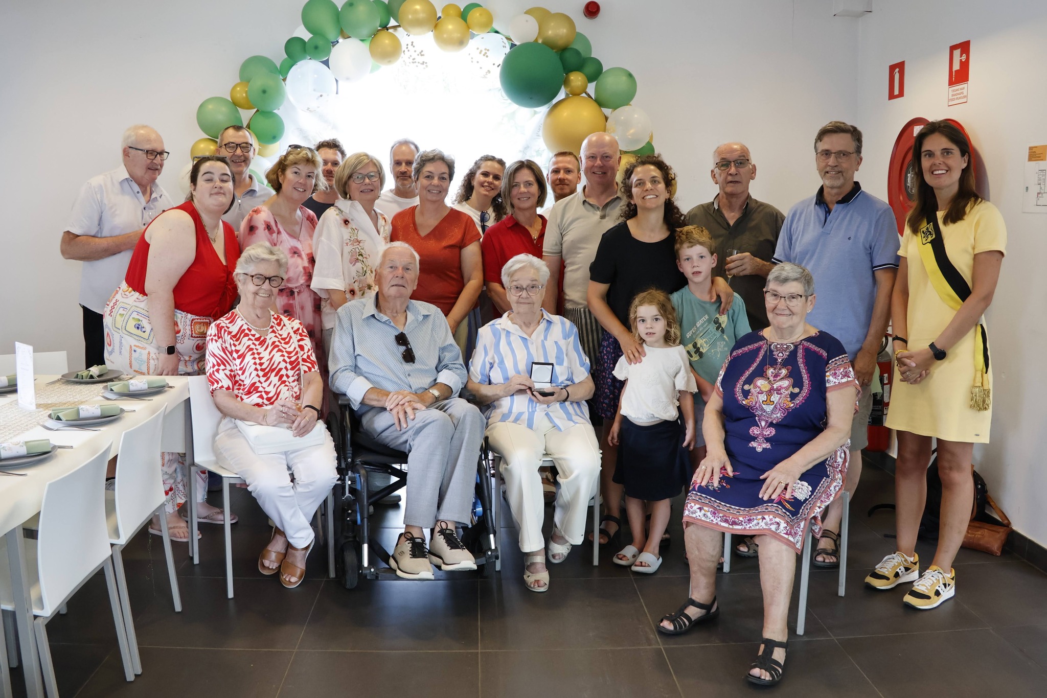 Verrassingsfeest voor briljanten jubileum van Eliane en Jef