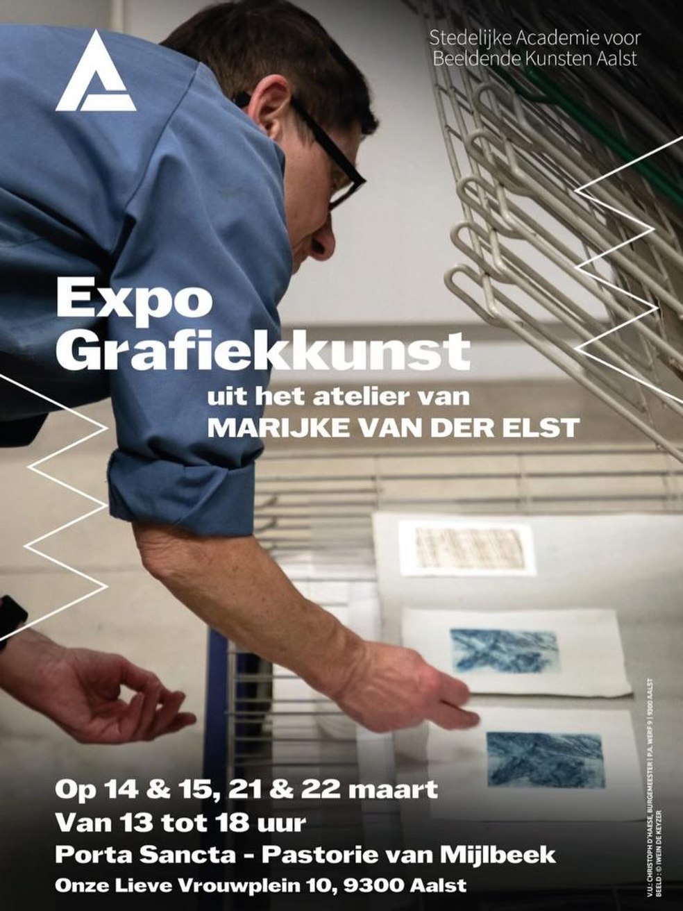🎨 Expo grafiekkunst in Aalst: eerbetoon aan Marijke Van der Elst