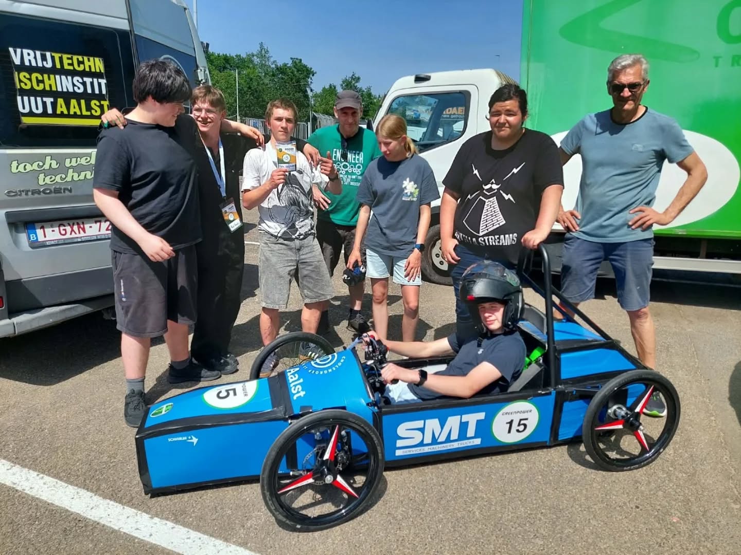 🏁 Sterke prestatie voor VTI Aalst tijdens finale Greenpower Challenge in Zolder