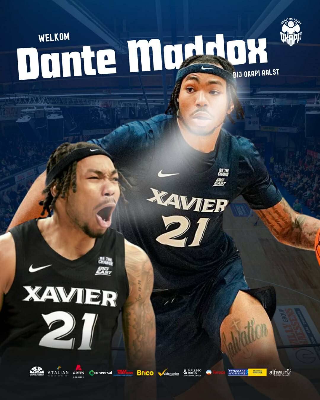 Dante Maddox Jr. tekent bij Okapi Aalst! 🏀